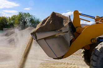 ковш строительного песка ковш строительного песка